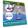 Превью Kids Kick Scooter with LED Lighted Wheels and Adjustable Handlebars — Push Scooters, Gotrax