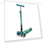 Превью Maxi Deluxe Foldable LED Scooter for Kids with Light-Up Wheels — Push Scooters, Micro