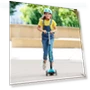 Превью Maxi Deluxe Foldable LED Scooter for Kids with Light-Up Wheels — Push Scooters, Micro