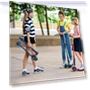 Превью Maxi Deluxe Foldable LED Scooter for Kids with Light-Up Wheels — Push Scooters, Micro