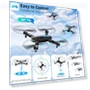 Превью Mini Drone with 1080P HD FPV Camera, Brushless Motor, Foldable Design — Drones, ALTITACO