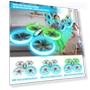Thumbnail RC Drone with Altitude Hold and Headless Mode for Kids — Interactive Figures & Robots, HASAKEE
