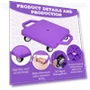 Превью Sports Scooter Board Set with Handles for Kids — Pedal Cars, Jerify