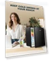 Превью 1.7 Cu.ft Mini Fridge with Freezer, Adjustable Thermostat, Energy Saving — Mini Fridges, Upstreman