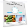 Превью 2.8 Cu.Ft Fridge with Freezer, 7 Settings Temperature Adjustable, Low Noise — Mini Fridges, BODIOO