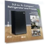 Thumbnail 3.2 Cu.Ft. Compact Refrigerator with Freezer - Slide Out Glass Shelf — Mini Fridges, Igloo