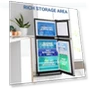 Thumbnail 3.6 Cu. Ft. Mini Refrigerator with Freezer, Compact Fridge for Dorm, Apartment, Office — Mini Fridges, Zyerch