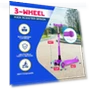 Превью 3 Wheel Kick Scooter for Kids with LED Lights and Adjustable Handlebar — Electric Vehicles, HighMaster