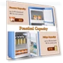 Thumbnail 4 Cu. Ft. Retro Mini Refrigerator with Freezer, Adjustable Thermostat, Removable Shelves — Mini Fridges, OOTDAY