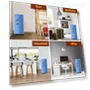 Thumbnail 4 Cu. Ft. Retro Mini Refrigerator with Freezer, Adjustable Thermostat, Removable Shelves — Mini Fridges, OOTDAY