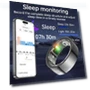 Thumbnail Ceramic Smart Ring with Fitness Tracker, Sleep & Heart Rate Monitor — Smart Rings, UXOXU