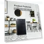 Thumbnail Compact Refrigerator with Freezer, Adjustable Thermostat, Reversible Doors, 3.1 Cu.Ft — Mini Fridges, Walsh
