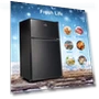 Thumbnail Compact Refrigerator with Freezer, Adjustable Thermostat, Reversible Doors, 3.1 Cu.Ft — Mini Fridges, Walsh