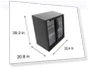 Thumbnail Double Door Refrigerator, Black, 7.4 Cubic Feet — Cooling Solutions, KoolMore