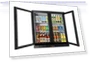 Thumbnail Double Door Refrigerator, Black, 7.4 Cubic Feet — Cooling Solutions, KoolMore