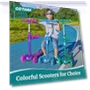 Превью Kids Kick Scooter with LED Wheels and Adjustable Handlebars — Push Scooters, Gotrax