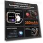 Превью Military Smart Watch with Blood Pressure Monitor, 10 ATM Waterproof Fitness Tracker — Smartwatches, Rgthuhu