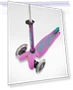 Thumbnail Mini Deluxe Three Wheeled Lean-to-Steer Scooter — Balance Bikes, Micro