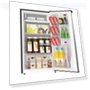 Thumbnail Mini Refrigerator with Freezer Compartment, 3.2 Cubic Feet, Adjustable Thermostat, Reversible Door — Mini Fridges, ARCTIC CHEF