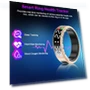 Thumbnail Smart Ring Health Tracker with Display Screen & Touch Button — Wearable Accessories
