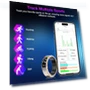 Thumbnail Smart Ring Health Tracker with Display Screen & Touch Button — Wearable Accessories