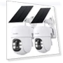 Thumbnail 2K Outdoor Security Camera with Solar Power, 360° Viewing, Human Detection — Smart Home Security, cinnado