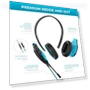 Thumbnail DropTech On-Ear Wired Headphones for Kids - 10 Pack — In-Ear Headphones, Gumdrop Cases