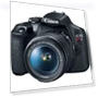 Thumbnail DSLR Camera with 2 Lens Kit, 24.1MP, Wi-Fi, NFC — Remote Controls, Canon