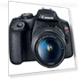 Thumbnail DSLR Camera with 2 Lens Kit, 24.1MP, Wi-Fi, NFC — Remote Controls, Canon