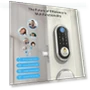 Thumbnail Fingerprint Electronic Deadbolt Door Lock with Keypad and Bluetooth — Smart Home Security, SMONET