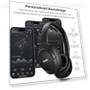 Превью Hybrid Active Noise Cancelling Headphones, Wireless Over Ear Bluetooth Headset, 60H Playtime, Hi-Res Audio — In-Ear Headphones, TOZO