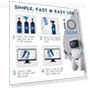 Превью Screen Cleaner Spray Kit for Electronics - 16oz with Microfiber Cloth — Display Shields, iO CLEAN