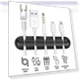 Превью Silicone Cable Clips Organizer with 3M Adhesive - 2 Pack (5 & 3 Slots) — Cable Organizers, INCHOR
