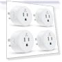 Thumbnail Smart Plug, WiFi Outlet Works with Alexa & Google Home, Remote Control & Timer Function, 4 Packs — Smart Home Hubs & Controllers, EIGHTREE