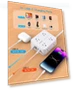 Thumbnail Surge Protector Power Strip with 8 Outlets and 4 USB Ports — Power Solutions & Surge Protection, HANYCONY