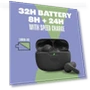Thumbnail True Wireless Earbuds with Deep Bass Sound, Bluetooth 5.2, Water Resistant — In-Ear Headphones, JBL
