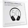 Thumbnail Wireless Bluetooth On-Ear Headphones with 50 Hours Battery Life — In-Ear Headphones, Beats
