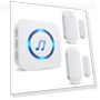 Thumbnail Wireless Door Sensor Chime with 500 FT Range, 26 Chimes, 5 Adjustable Volume — Kits, SanJie