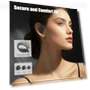 Thumbnail Wireless Earbuds Bluetooth 5.4 with IPX7 Waterproof, Noise Cancelling Mic — In-Ear Headphones, TRAUSI
