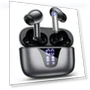 Thumbnail Wireless Earbuds with LED Digital Display, 50H Playtime, IPX5 Waterproof — In-Ear Headphones, ZIUTY