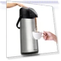 Превью 102oz Stainless Steel Airpot Coffee Dispenser with Pump — Travel Drinkware, Vondior