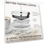 Превью Gourmet Ground Coffee Set with French Press — Coffee & Tea, Cafe Du Chateau
