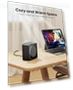 Thumbnail Mini Space Heater, Lightweight PTC Ceramic Fast Heating 500W Energy Efficient for Indoor Use — Portable Heating Solutions, Gaiatop
