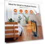 Thumbnail Oscillating Portable Space Heater with Adjustable Tilt and Overheat Protection — Portable Heating Solutions, Comfort Zone
