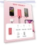 Thumbnail Portable Charger with Built-in Cables and AC Wall Plug, 10000mAh Power Bank — Charging Solutions, VRURC