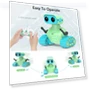 Превью Rechargeable RC Robot Toy for Kids with Music and LED Eyes — Interactive Figures & Robots, ALLCELE