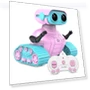 Thumbnail Rechargeable RC Robot Toy for Kids with Music and LED Eyes — Interactive Figures & Robots, ALLCELE