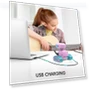 Thumbnail Rechargeable RC Robot Toy for Kids with Music and LED Eyes — Interactive Figures & Robots, ALLCELE