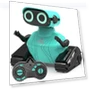 Превью Remote Control Robot Toy with LED Eyes and Dance Moves for Kids — Interactive Figures & Robots, GILOBABY