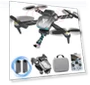 Thumbnail 4K FPV Foldable Drone with Brushless Motor and Carrying Case — Drones, TizzyToy